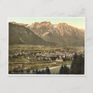 Lower Inn, Hall und Bettelwurfspitze, Tirol, Austr Postkarte