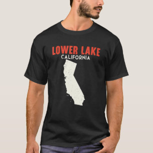 Lower Lake California USA Staat America Travel Cal T-Shirt