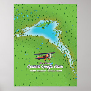 Lower Lough Erne Nordirland Poster