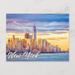 Lower Manhattan, New York, Vereinigte Staaten Postkarte