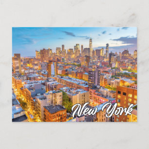Lower Manhattan, New York, Vereinigte Staaten Postkarte