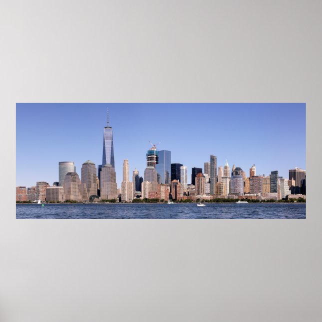 Lower Manhattan Panorama Poster (Vorne)