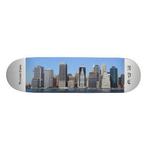 Lower Manhattan-Skyline, New York City Skateboard