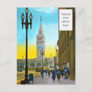 Lower Market Street mit Ferry Tower Postkarte