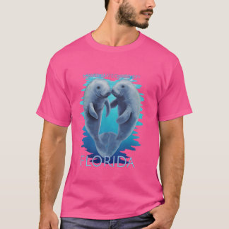 Lower Matecumbe Key Florida Ferien Niedlich Manate T-Shirt