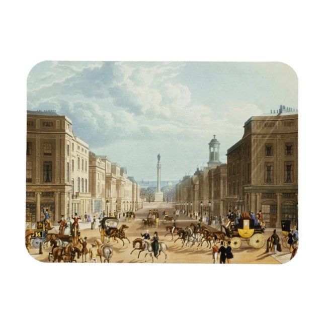 Lower Regent Street, Pub. by Ackermann, c.1835 (co Magnet (Horizontal)