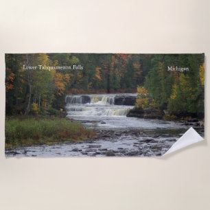 Lower Tahquamenon Falls Beachtowel Strandtuch