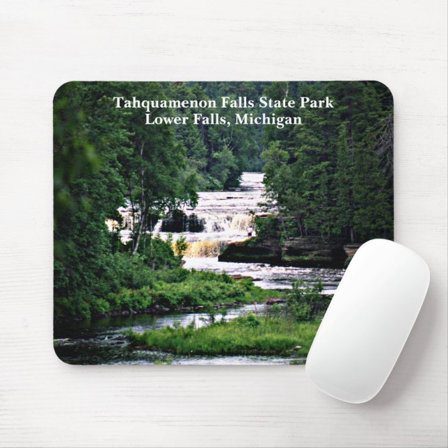 Lower Tahquamenon Falls Staat Park, Michigan Mousepad (Mit Mouse)