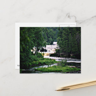 Lower-Tahquamenon-Falls-Staatspark, Michigan Postkarte