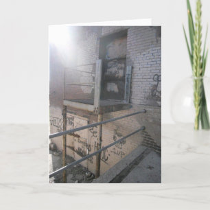 "Lowertown Depot Graffibound Deck" Geburtskarte Karte
