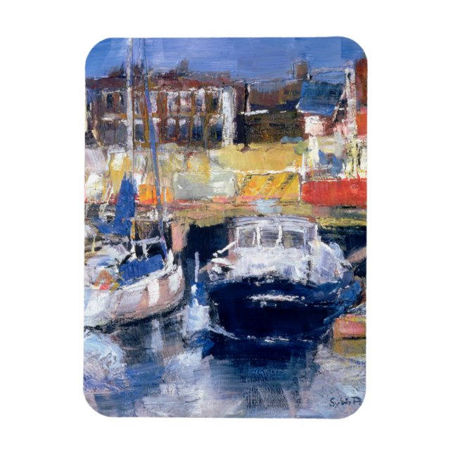 Lowestoft Harbour View Magnet (Vertikal)