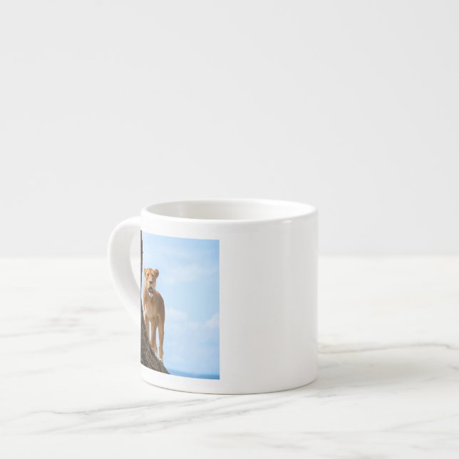 Löwin Espressotasse (Vorderseite Links)