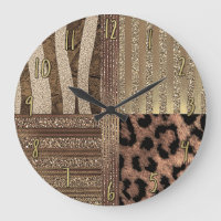 Löwin Safari Chic Dschungel Gold Moderner Glanz