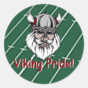 Lowndes Viking Pride Runder Aufkleber