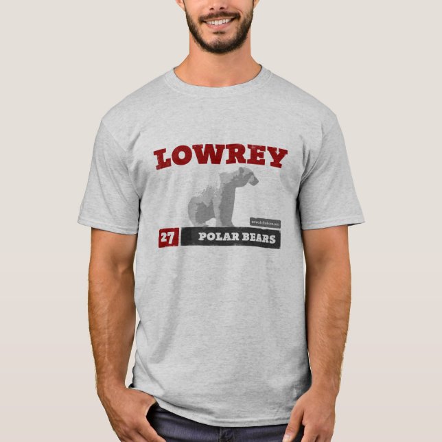 Lowrey das T-Shirt der polare Bärn-Männer (Vorderseite)
