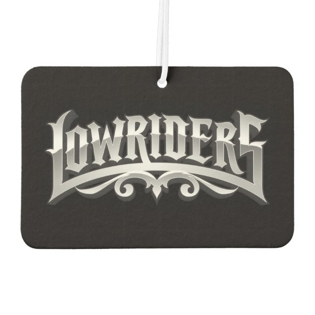 Lowrider-Automatteppich Autolufterfrischer (Rückseite)