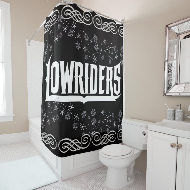 Lowrider Duschvorhang (Beispiel)