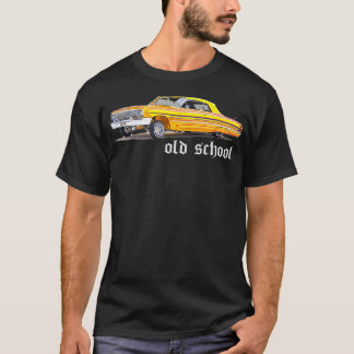 Lowrider for Men Old School Rap Cholo Gangster Ca T-Shirt