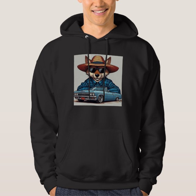 Lowrider Fuchs Hoodie (Vorderseite)