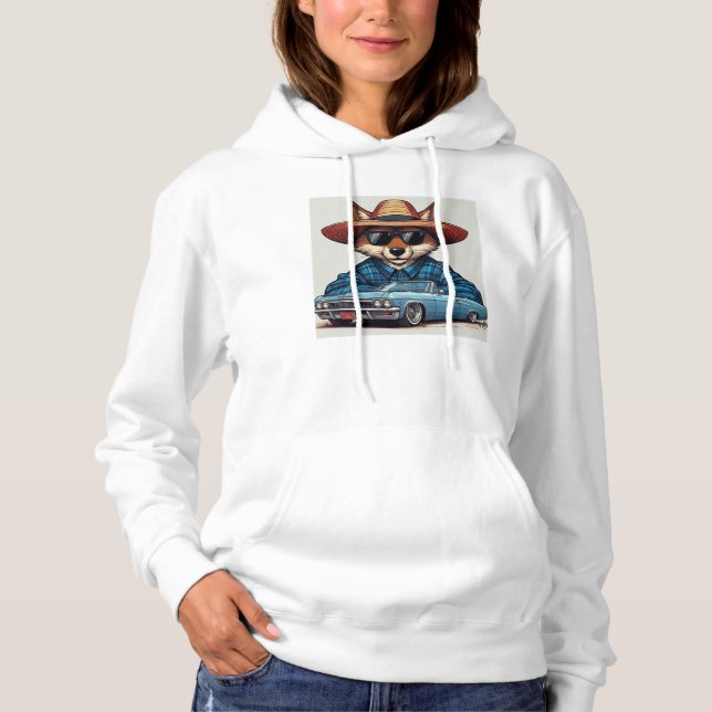 Lowrider Fuchs Hoodie (Vorderseite)