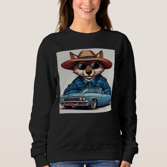 Lowrider Fuchs Sweatshirt (Vorderseite)