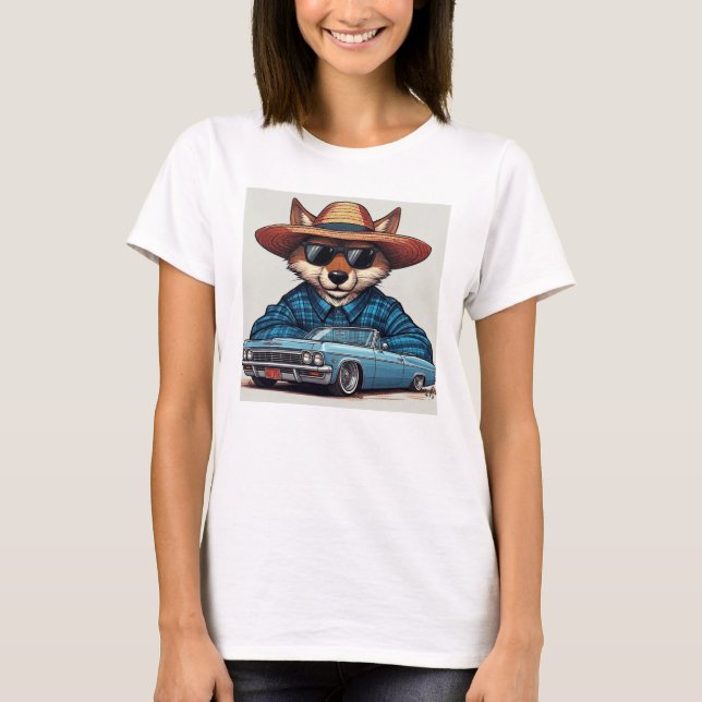 Lowrider Fuchs T-Shirt (Vorderseite)