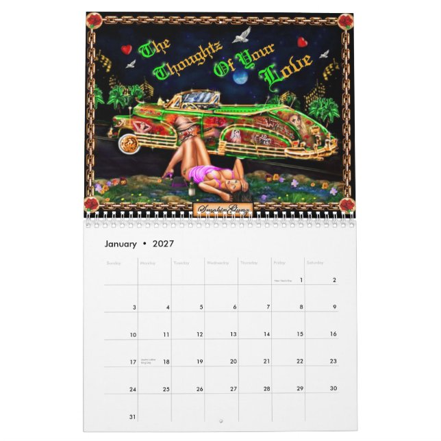 LOWRIDER-KALENDER 2011 KALENDER (Jan 2027)