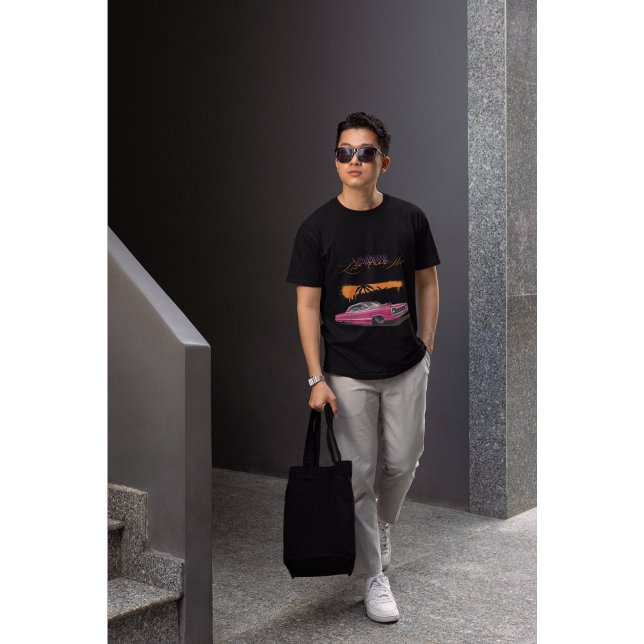 Lowrider „Low & Slow“ Klassiker-Autodesign | Retro T-Shirt (Von Creator hochgeladen)
