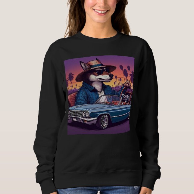 Lowrider Wolfy Sweatshirt (Vorderseite)