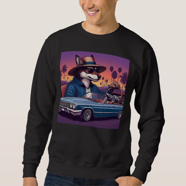 Lowrider Wolfy Sweatshirt (Vorderseite)