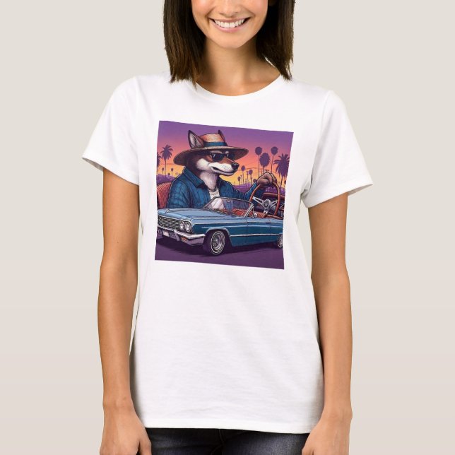 Lowrider Wolfy T-Shirt (Vorderseite)