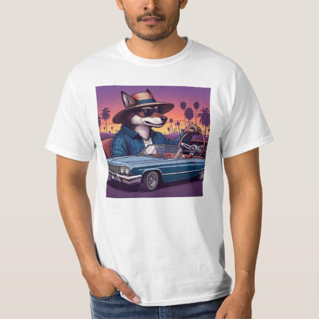 Lowrider Wolfy T-Shirt (Vorderseite)