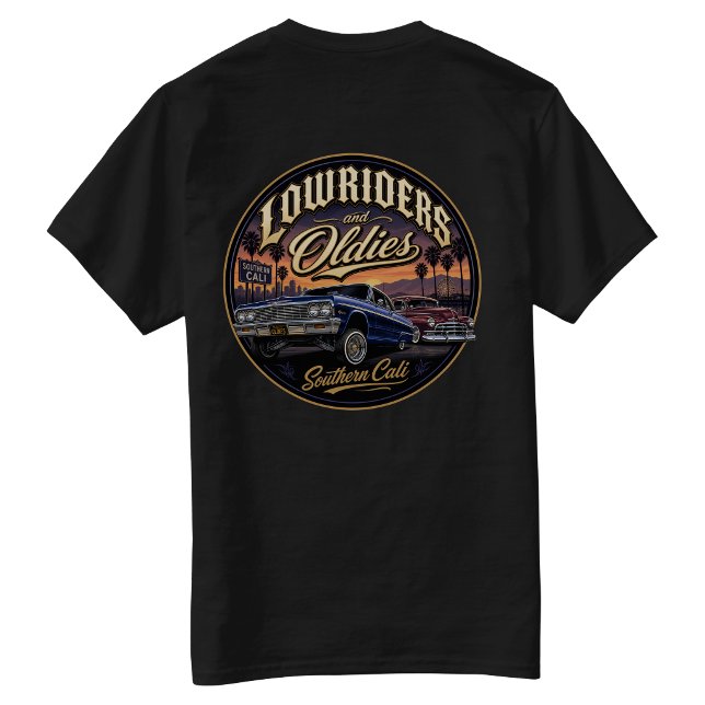 Lowriders und Oldies Back Hit T-Shirt (Lowriders and oldies T-Shirt)
