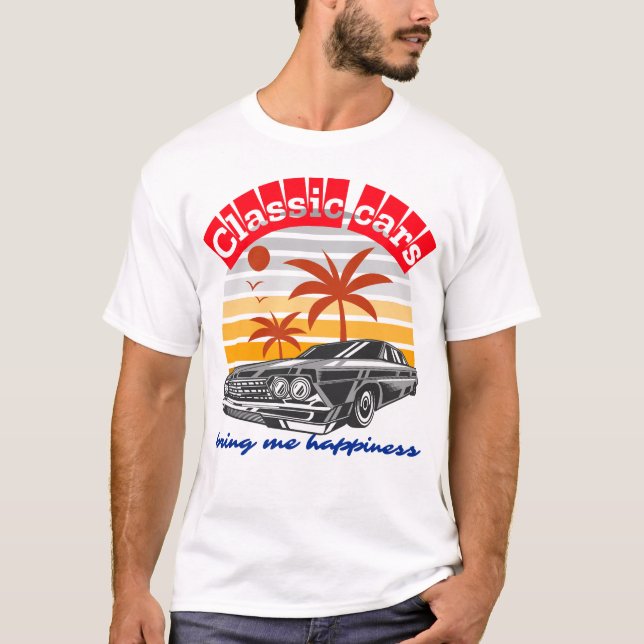 Lowrier Klassiker Chevrolet Impala T-Shirt (Vorderseite)
