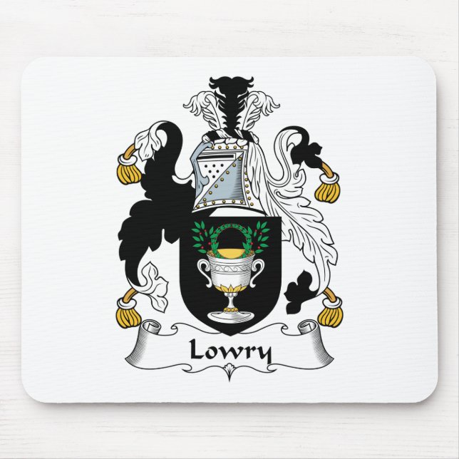 Lowry Familienwappen Mousepad (Vorne)