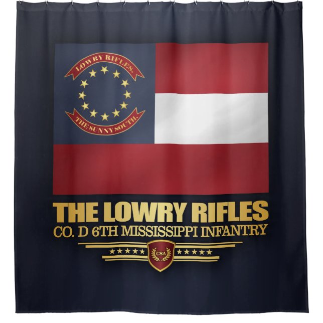 Lowry Rifles Duschvorhang (Vorderseite)