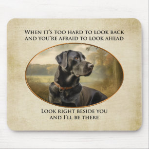 Loyal Black Lab Mousepad