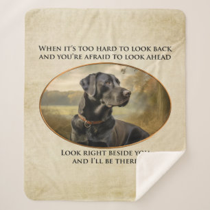 Loyal Black Lab Sherpadecke