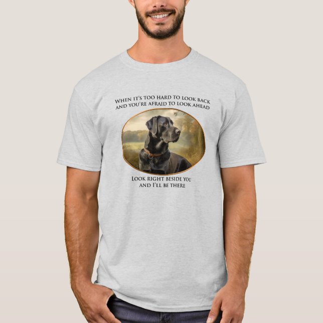 Loyal Black Lab T-Shirt (Vorderseite)