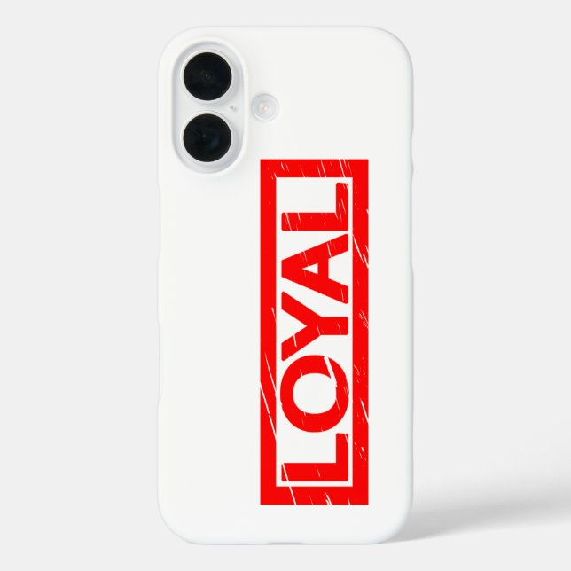 Loyal-Briefmarke Case-Mate iPhone Hülle (Rückseite)