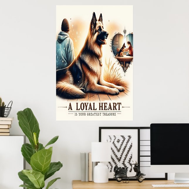 Loyal Companion bei Sunset Poster (Heimbüro)