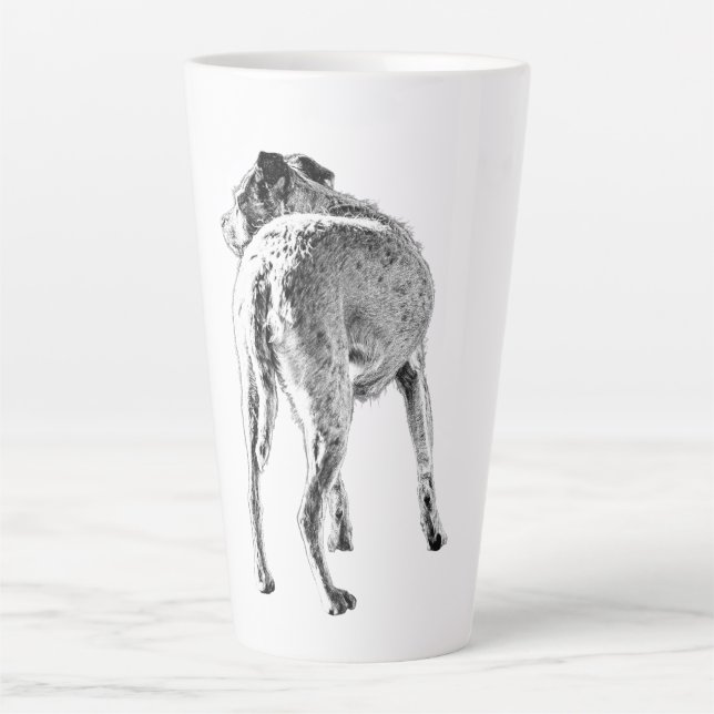 Loyal Eyes Hinter dir Milchtasse (Vorderseite)