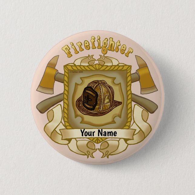 Loyal Firefighter Button (Vorderseite)