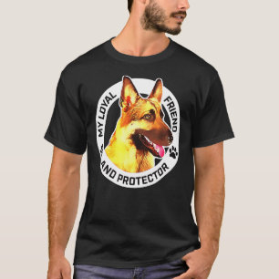 Loyal Friend and Protector K9 German Shepherd T-Shirt