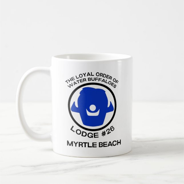 Loyal Order of Water Buffaloes Lodge #26 Kaffeetasse (Links)