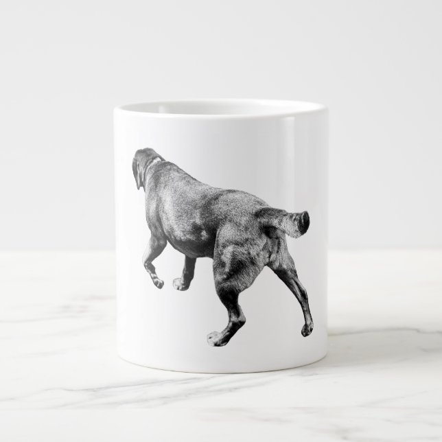 Loyal Stride im Herbst Tinte Jumbo-Tasse (Vorderseite)