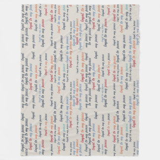 Loyal to My Peace Fleece Blanket