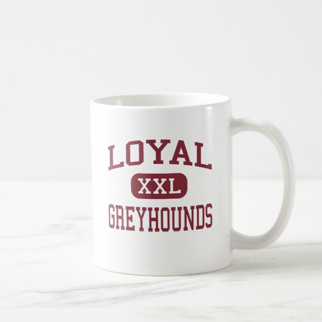 Loyale - Windhunde - Highschool - loyales Kaffeetasse (Rechts)