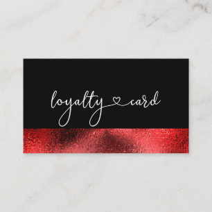 Loyalität 5 Nails Lashes Beauty Visitenkarte