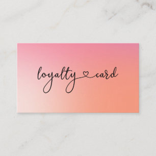 Loyalität 5 Nails Lashes Business Card Visitenkarte